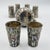 1960s Mexican Alpaca Silver & Abalone Bird of Paradise Pitcher Set - 7 pcs For Sale - Image 16 of 18