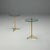 Mid-Century Modern Italian Mid-Century Modern Style, Brass, Glass, Martini Side Tables, 21st C. For Sale - Image 3 of 9