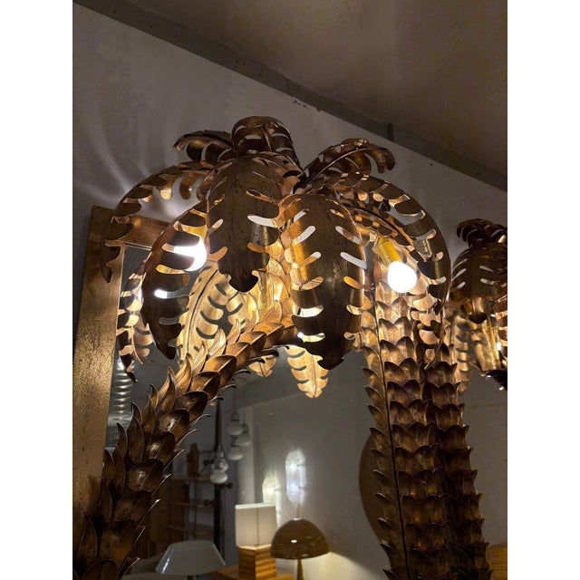 Palm Tree Mirrors in the style of Maison Jansen, Set of 2 For Sale - Image 5 of 7