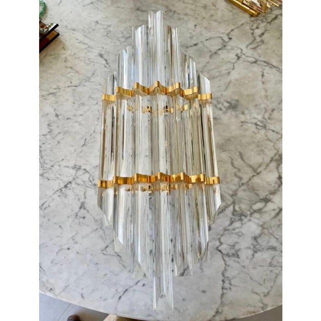 Vintage Italian Wall Light in Glass from Venini, 1980 For Sale - Image 6 of 8