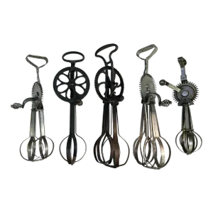 A Collection of 5 Antique Egg Beaters