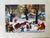 Brown Eastern Europe Artist, Winter Village with Sled and Bear, 1997, Gouache For Sale - Image 8 of 11