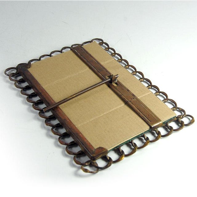 Vintage Brass Bronze Photo Frame For Sale - Image 5 of 10
