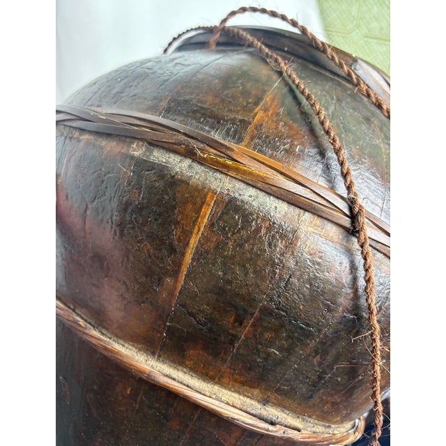 Antique Wooden Wine Jug For Sale In Chicago - Image 6 of 7