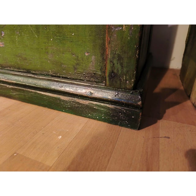 Mature Green Chest of Drawers, 1890s, Set of 2 For Sale - Image 15 of 18