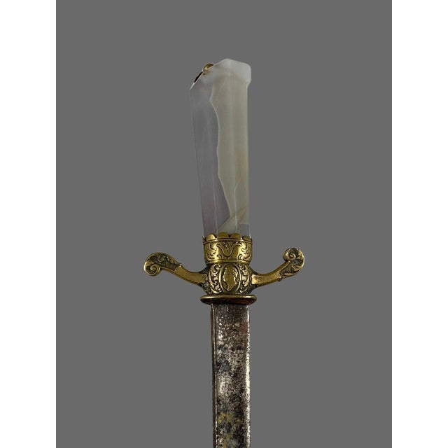 17th Century 17th Century German Agate Hunting Dagger For Sale - Image 5 of 8
