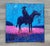 This 12 x 12 inch acrylic and tempera painting on canvas board delivers the depth of character only a painting can bring...