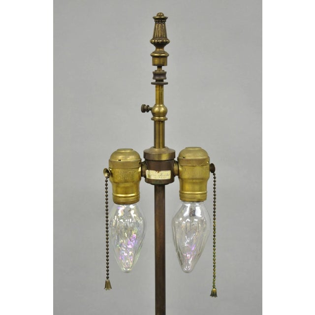 Mid 20th Century Warren Kessler French Neoclassical Empire Black Basalt Large Urn Table Lamp For Sale - Image 9 of 16