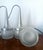 Metal Trois Suspensions Space Age Staff Leuchten 1970, Set of 3 For Sale - Image 7 of 11