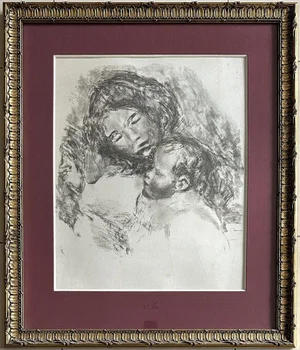 Pierre-Auguste Renoir, Maternity, Original Lithograph