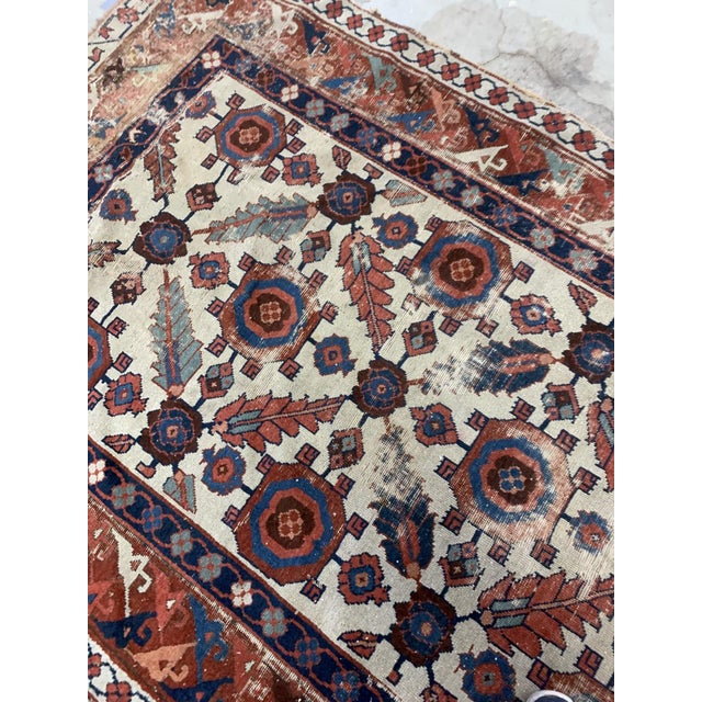 1820s, Handmade Antique North-West Persian Rug 3.11' X 8' For Sale - Image 9 of 10
