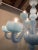 Matte Light-Blue Murano Style Glass Chandelier from Simoeng For Sale - Image 6 of 13