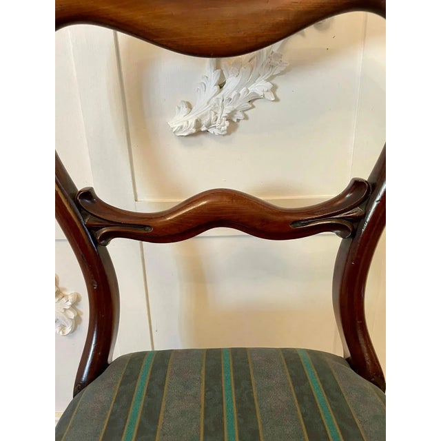 Victorian Mahogany Dining Chairs, Set of 4 For Sale - Image 9 of 16