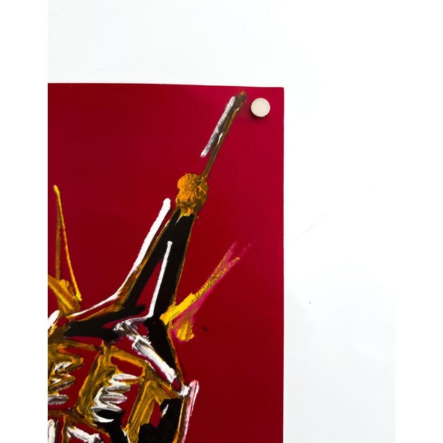 Air France USSR Airline Poster from Georges Mathieu, 1968 For Sale - Image 9 of 11