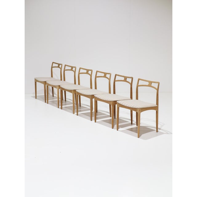 Dining Chairs Model 94 in Oak by Johannes Andersen for Christian Linneberg, Denmark, 1960s, Set of 6 For Sale - Image 16 of 16