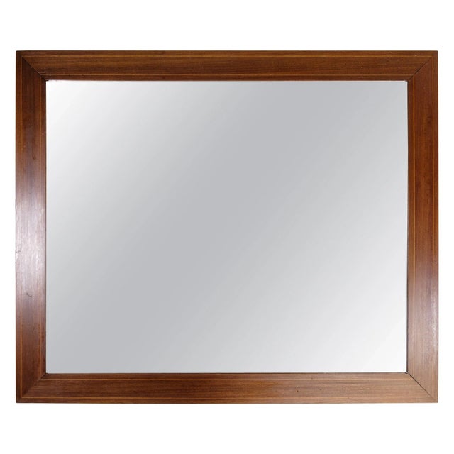 Brown Danish Mahogany Mirror, 1890s For Sale - Image 8 of 8
