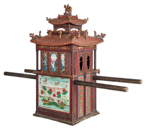 Antique Chinese Saloon Chair, 1890s