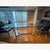 Modern, elegant glass and chrome dining table, seats 6-8 (38"x76"), from Mitchell Gold + Bob Williams collection....