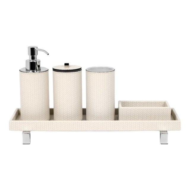Poseidon Round Bathroom Set, Set of 5 For Sale