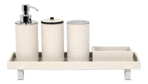 Poseidon Round Bathroom Set, Set of 5