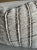 Textile Belgium Linen and Wool Pillow in Gray Stripe Lumbar With Insert For Sale - Image 7 of 7