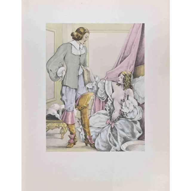 Umberto Brunelleschi, The Treason, Lithograph, 1930s For Sale