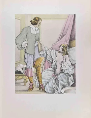 Umberto Brunelleschi, The Treason, Lithograph, 1930s