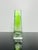 20th Century Green Uranium Art Glass Vase with Hand-Engraved Floral Décor from Moser Karlsbad, Czechoslovakia For Sale - Image 11 of 11