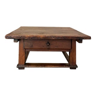 18th Century Rustic Coffee Table For Sale