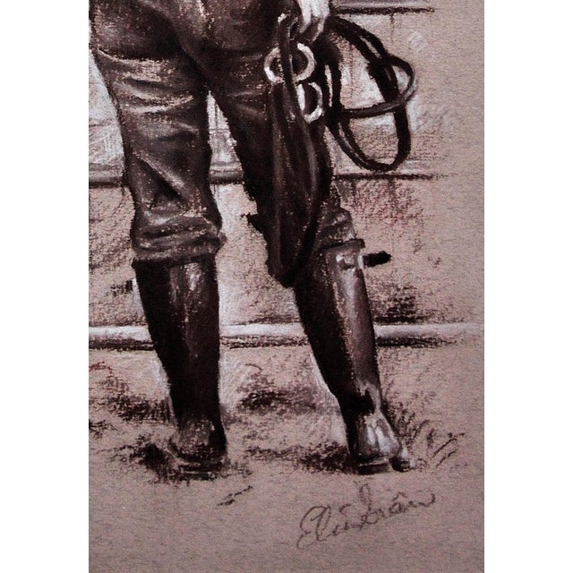 Elin Sian Blake, Stable Friends, 21st Century, Pastel For Sale - Image 9 of 18