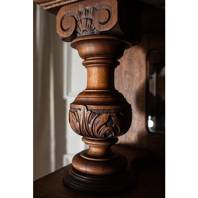Antique Victorian Sideboard Buffet For Sale - Image 4 of 18