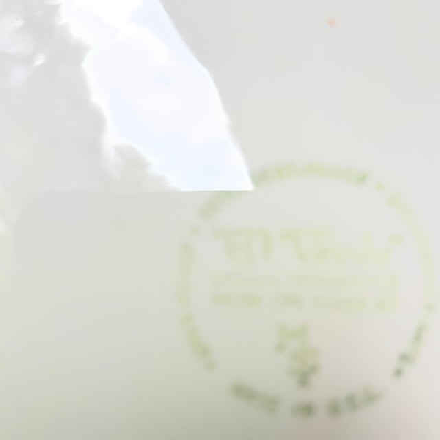 1970s Schonfeld Kiln Pair of “El Verde” Plates For Sale In Atlanta - Image 6 of 7