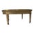 Highland House Basile Cocktail Table in Blonde Oak and Brass For Sale