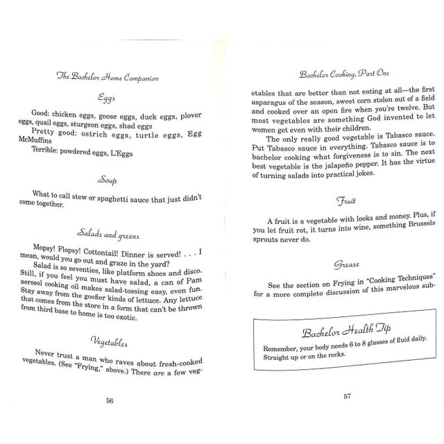 "The Bachelor Home Companion; A Practical Guide to Keeping House Like a Pig" 1993 O'Rourke p.j. For Sale - Image 10 of 10