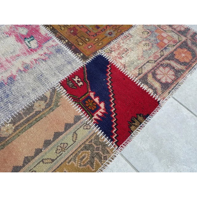 Turkish Ethnic Vintage Turkish Anatolian Carpet For Sale - Image 3 of 10