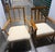 Cream Late 19th Century Arts & Crafts Rocking Chair and Spindle-Back Armchair For Sale - Image 8 of 12