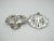 George III London 1819 Sterling Silver Shell Footed Dish Set by Emes & Barnard - Set of 2 For Sale - Image 4 of 6