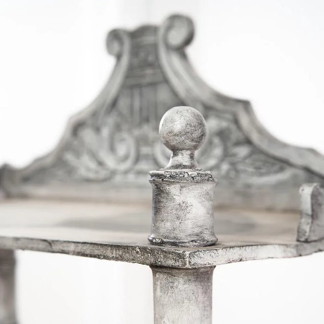 Vintage White Shelf, 1800s For Sale - Image 6 of 8