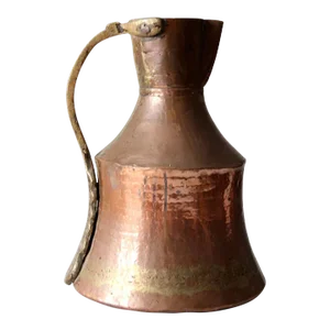 Antique Hammered Copper Piutcher