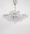 A beautiful and elegant chrome-plated crystal chandelier by Bakalowits Vienna from the 1950s. It has five tiers, fully...