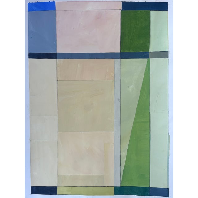 Discover the allure of contemporary art with this stunning 22x30" original collage painting, expertly crafted to bring...