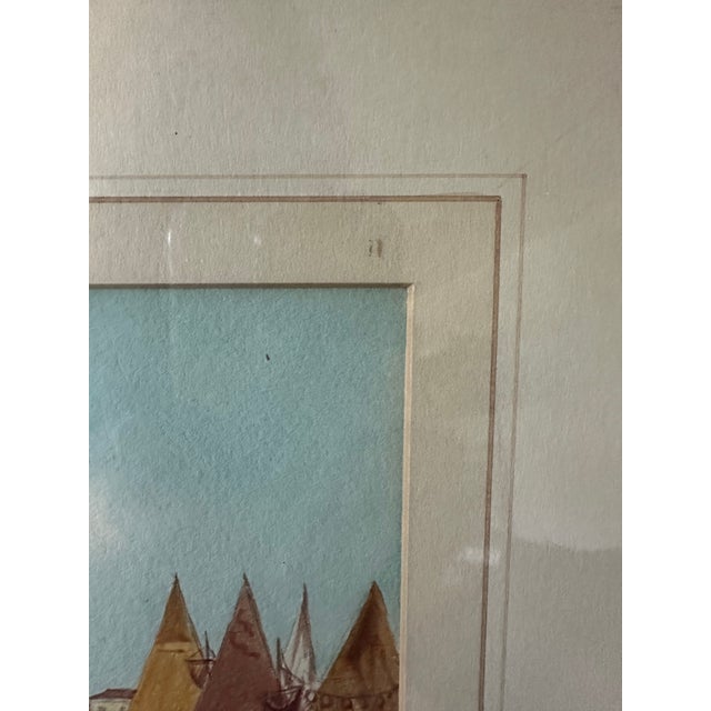 Early 20th Century Ettore Cadorin Venice Watercolor For Sale In Monterey, CA - Image 6 of 8
