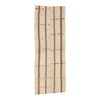 Modern Vintage Turkish Kilim Rug - 2`6″ X 6`11″ For Sale