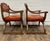 Vintage Hibriten Victorian Style Carved Walnut Savonarola Parlor Armchairs For Sale - Image 12 of 12