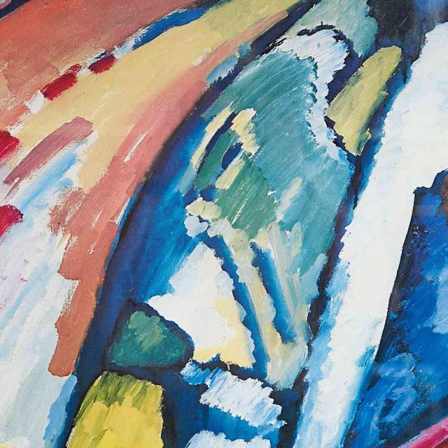 Vintage Kandinsky poster from the 1980s