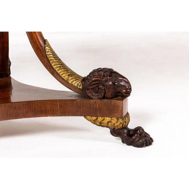 Early 19th Century Italian Mahogany Centre Table For Sale - Image 4 of 12
