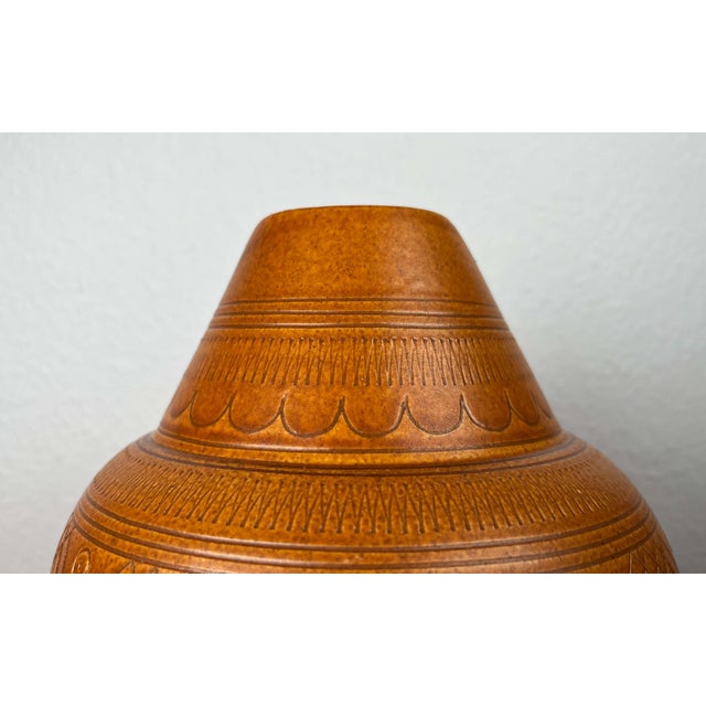 Mid-Century Modern German Studio Pottery Carafe Vase from Wilhelm Kagel, Partenkirchen, 1960s For Sale - Image 6 of 18