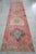 1970s 3x12 Vintage Oushak Runner Rug Coral Pink Hallway Runner Authentic Turkish Rug For Sale - Image 5 of 13