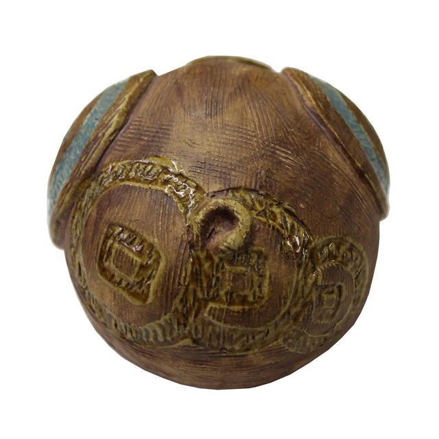 Modern Oriental Ceramic Pig Figure For Sale - Image 4 of 6