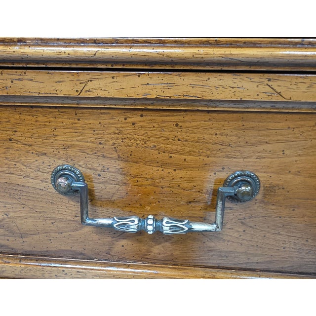 Vintage Henredon Furniture French Neoclassical Louis XVI–style Tall Chest For Sale - Image 13 of 17